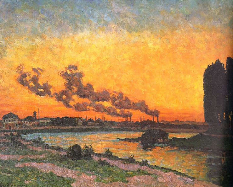 ARMAND GUILLAUMIN sunset at Ivry