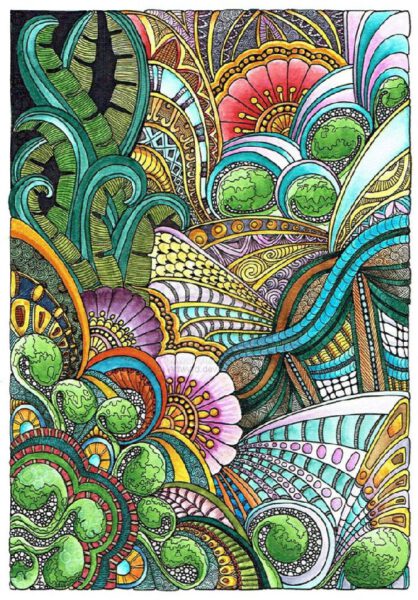 Zentangle Doodle Mandala what is difference?